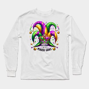 party like its Mardi Gras Tee: Revelry Unleashed Long Sleeve T-Shirt